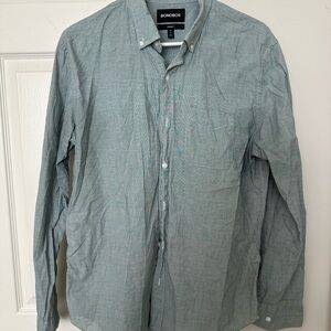 Bonobos Men's Casual Gray Button Down Shirt